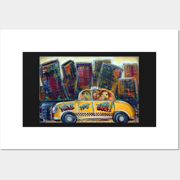 Taxi Wall Art by barbosaart